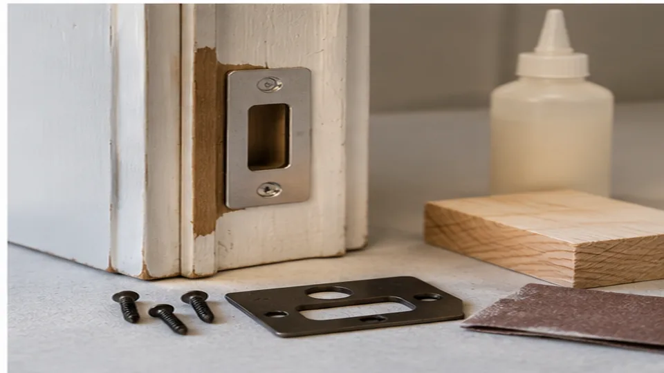 Editorial image of secure entry hardware for burglary damage lock repair guidance in Atherton