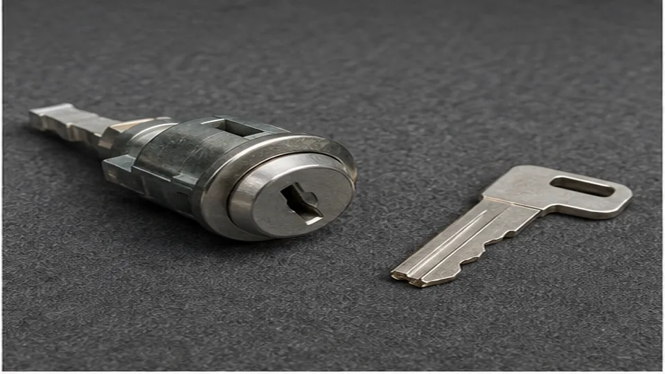 Editorial image of vehicle key and lock details for car key extraction planning in Atherton