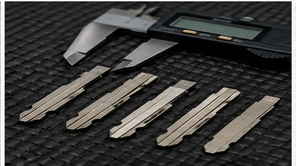 Editorial image of vehicle key and lock details for laser-cut car keys planning in Atherton
