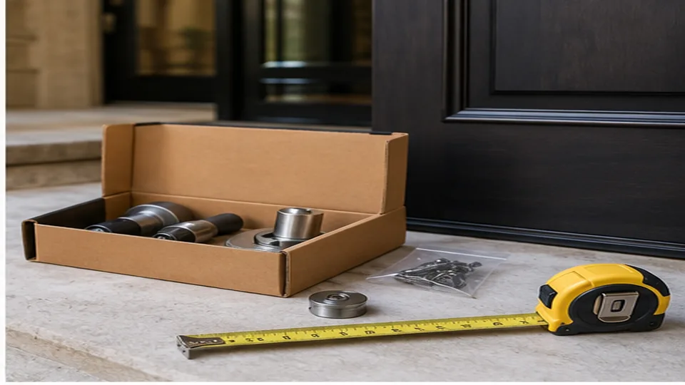 Editorial image of residential door lock hardware and keys for new lock installation planning in Atherton