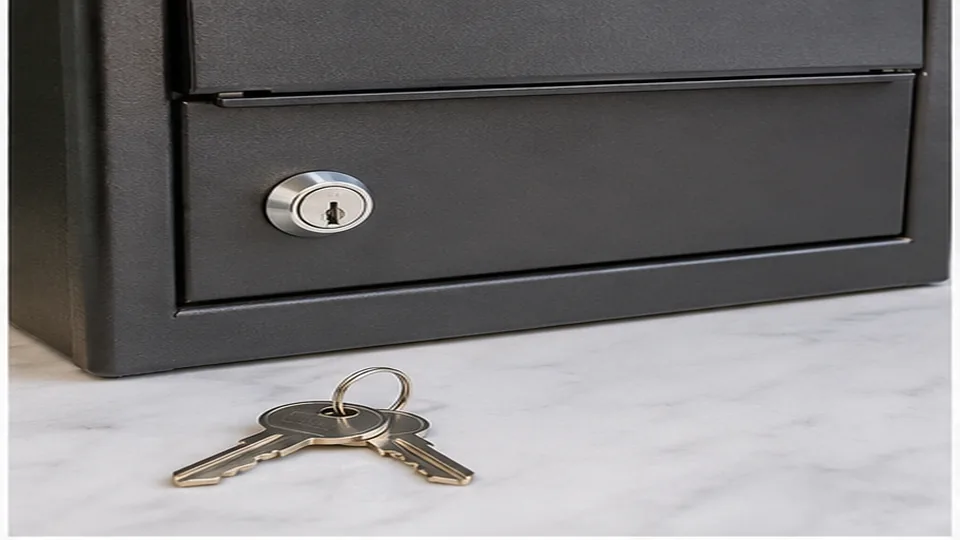 Editorial image of residential door lock hardware and keys for mailbox lock replacement planning in Atherton