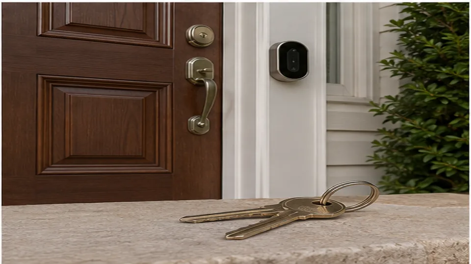 Editorial image of Atherton locksmith service planning for residential locksmith
